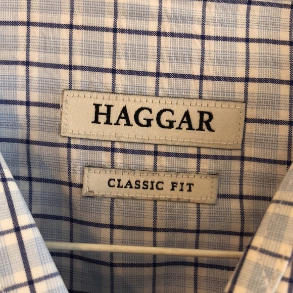 Haggar Classic Fit Long Sleeve Button Down - Picture 2 of 5